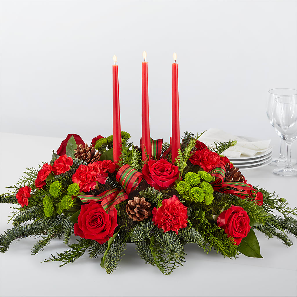 By the Candlelight Centerpiece – Katarina Floral, Hackettstown NJ