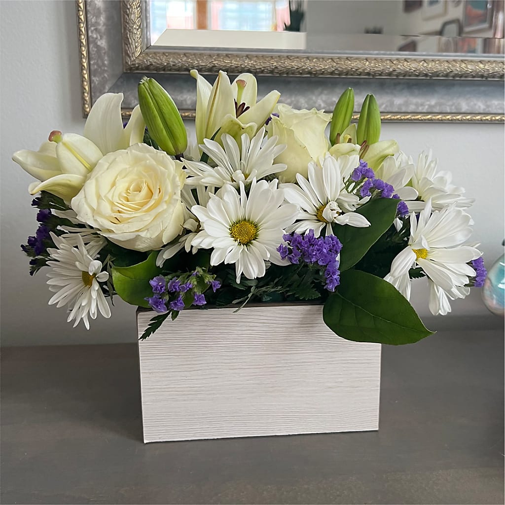 Beyond Blue Box Bouquet – Katarina Floral, Hackettstown NJ