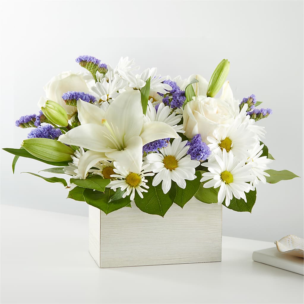 Beyond Blue Box Bouquet – Katarina Floral, Hackettstown NJ