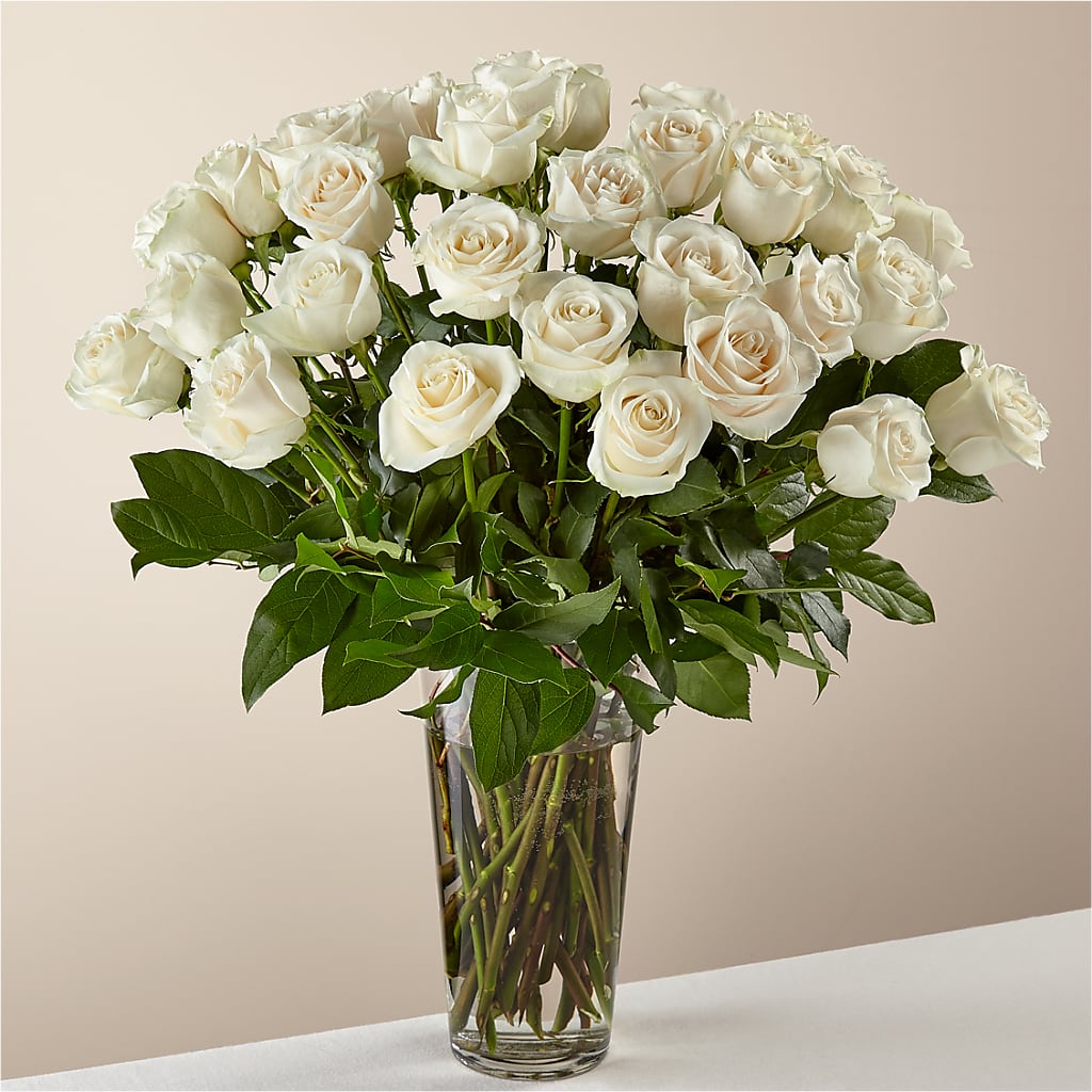 Long Stem White Rose Bouquet – Katarina Floral, Hackettstown NJ