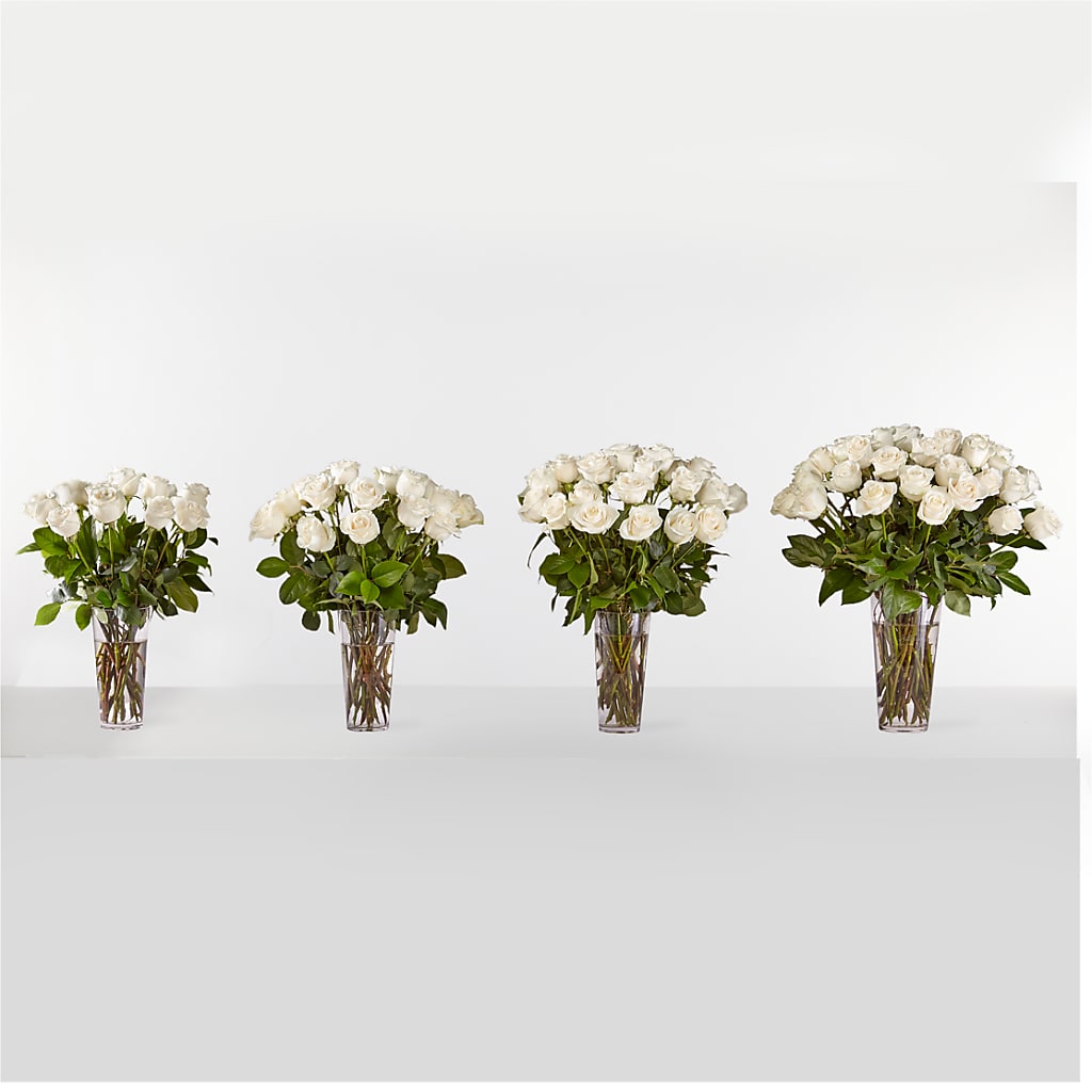 Long Stem White Rose Bouquet – Katarina Floral, Hackettstown NJ