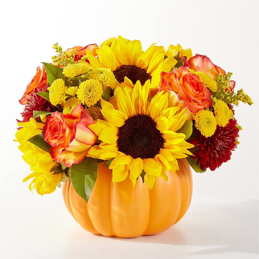 Golden Gourd Pumpkin Bouquet – Katarina Floral, Hackettstown NJ