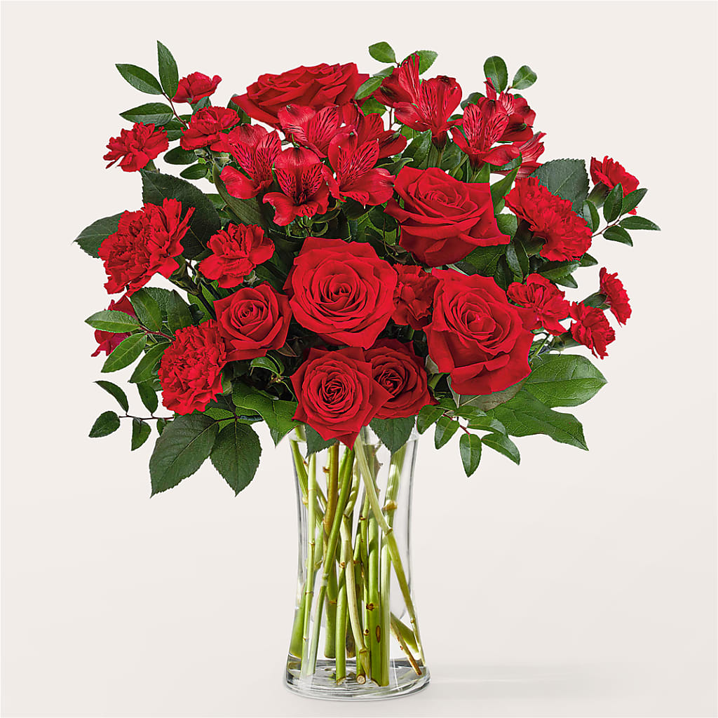 Brilliant Ruby Bouquet – Katarina Floral, Hackettstown NJ