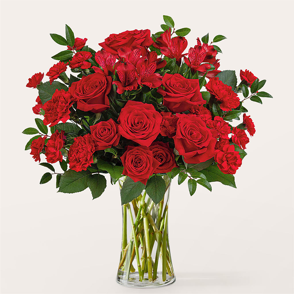 Brilliant Ruby Bouquet – Katarina Floral, Hackettstown NJ