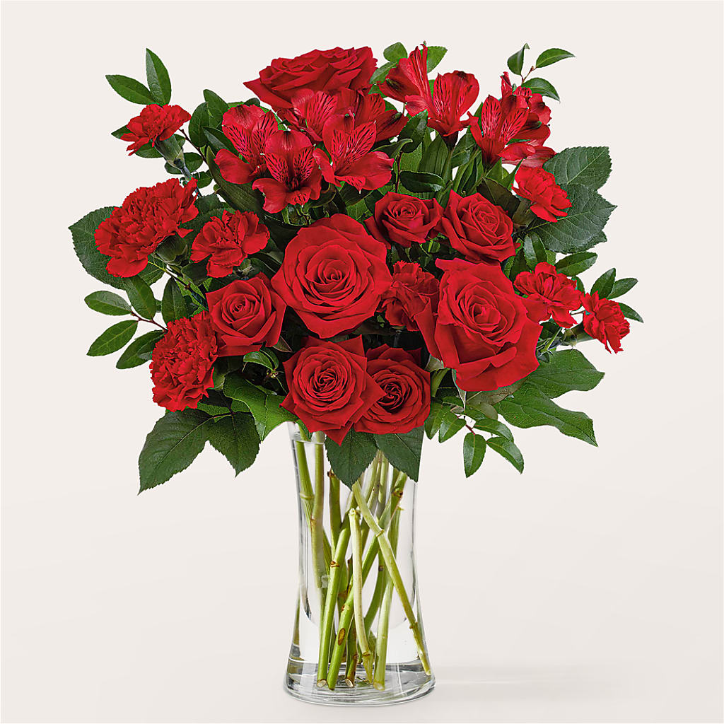 Brilliant Ruby Bouquet – Katarina Floral, Hackettstown NJ