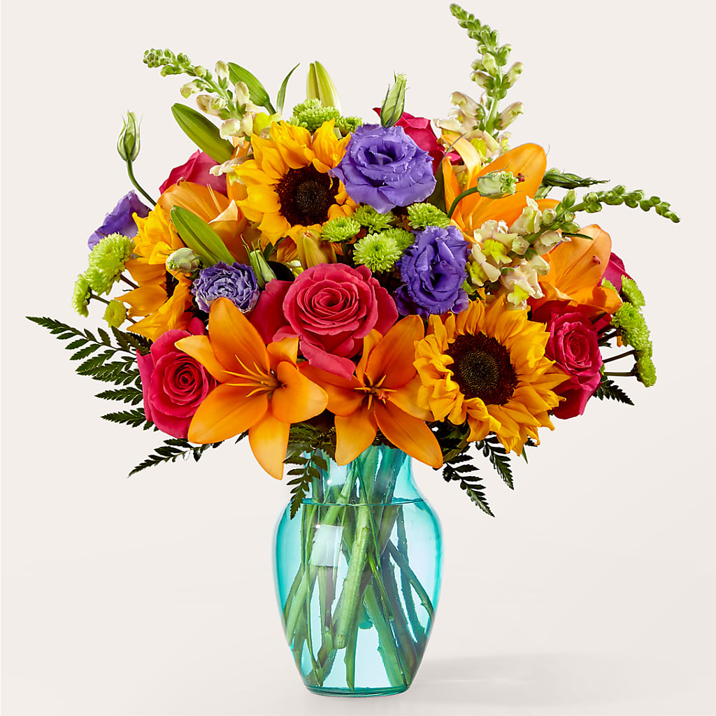 Double Rainbow Bouquet – Katarina Floral, Hackettstown NJ