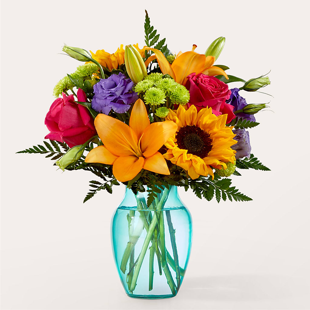 Double Rainbow Bouquet – Katarina Floral, Hackettstown NJ