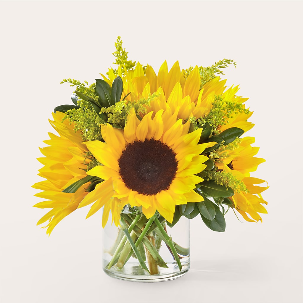 Beaming Sunflower Bouquet – Katarina Floral, Hackettstown NJ