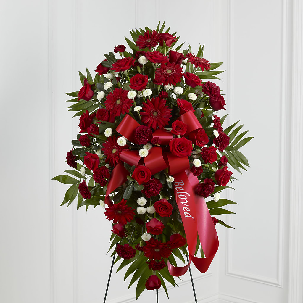 Treasured Memories Standing Spray – Katarina Floral, Hackettstown NJ