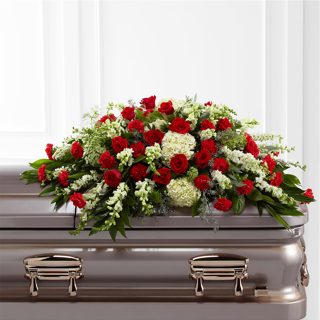 Sincerity Casket Spray – Katarina Floral, Hackettstown NJ
