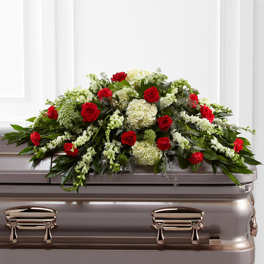 Sincerity Casket Spray – Katarina Floral, Hackettstown NJ