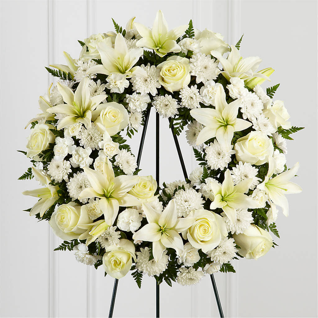 Treasured Tribute Wreath – Katarina Floral, Hackettstown NJ