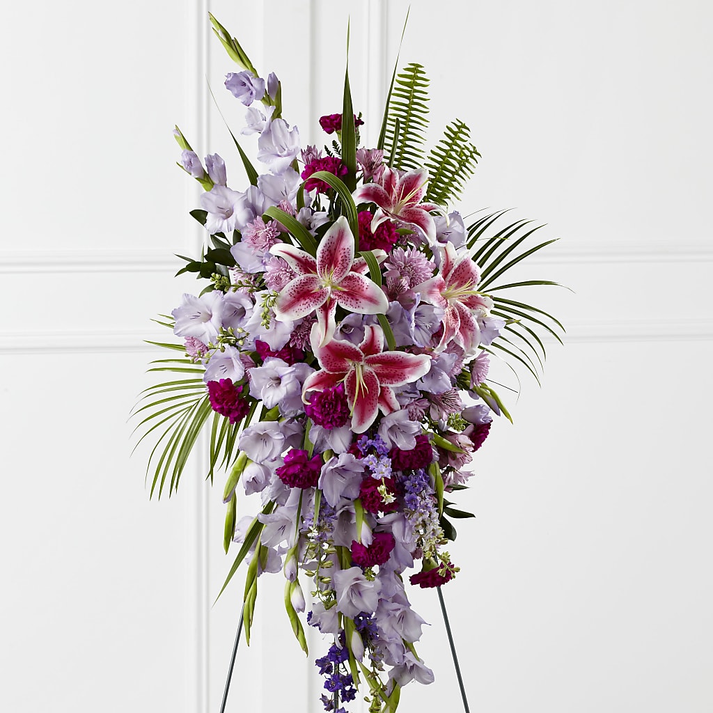Tender Touch Standing Spray – Katarina Floral, Hackettstown NJ