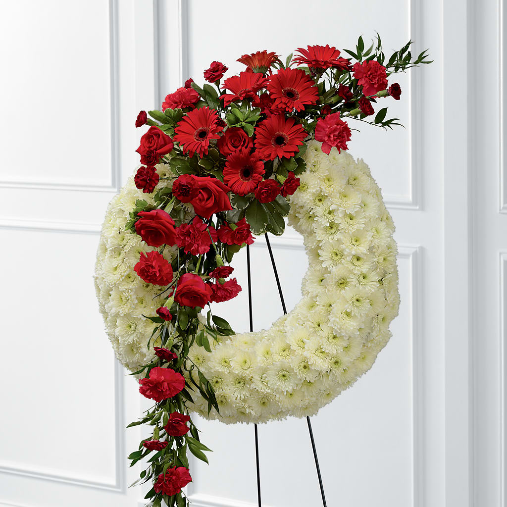 Graceful Tribute Wreath – Katarina Floral, Hackettstown NJ