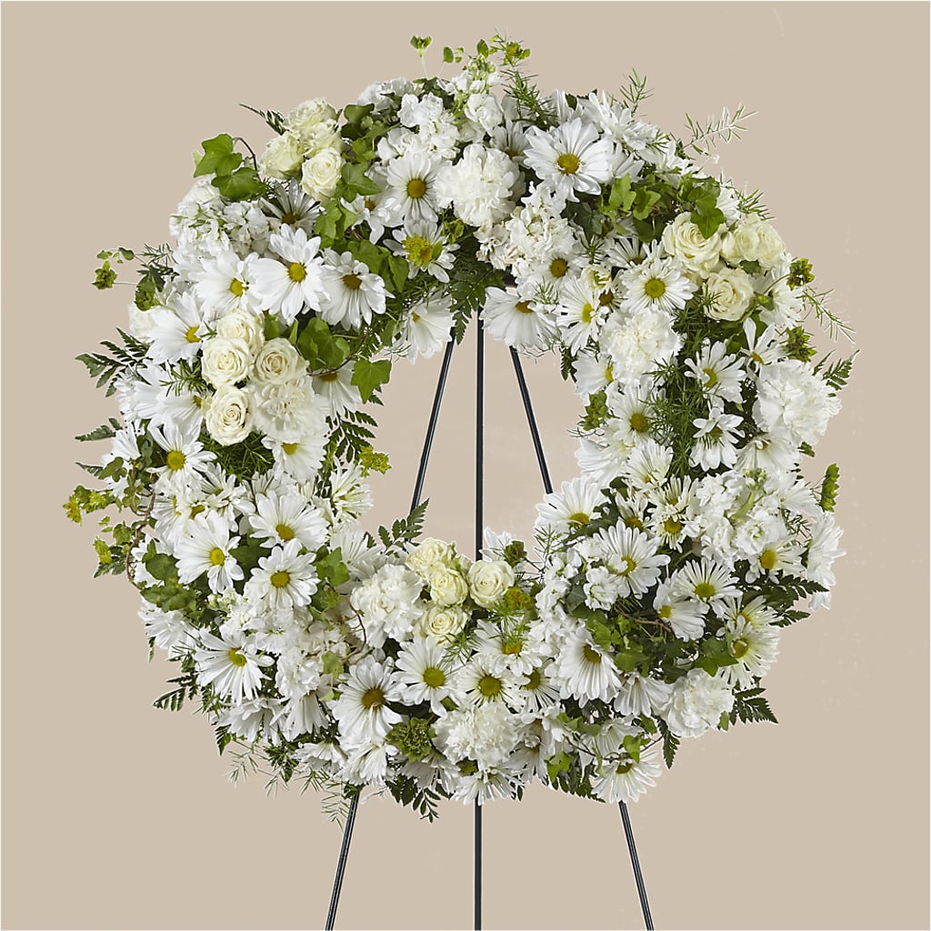 Faithful Wishes Wreath – Katarina Floral, Hackettstown NJ
