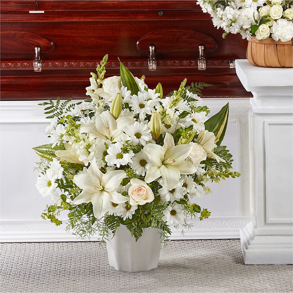 Thoughts of Tranquility Floor Basket – Katarina Floral, Hackettstown NJ