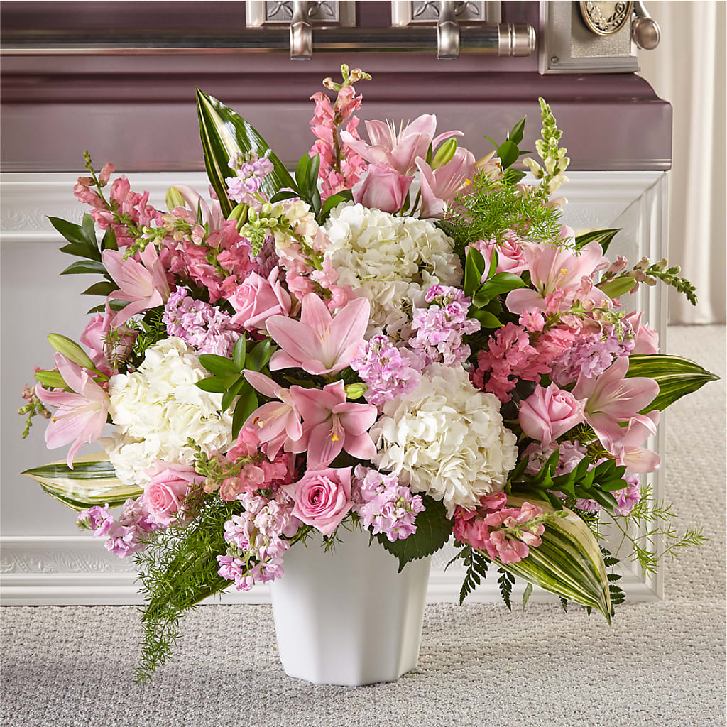 Simply Serene Floor Basket – Katarina Floral, Hackettstown NJ