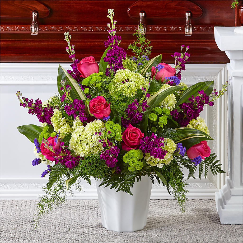 Beautiful Horizons Floor Basket – Katarina Floral, Hackettstown NJ