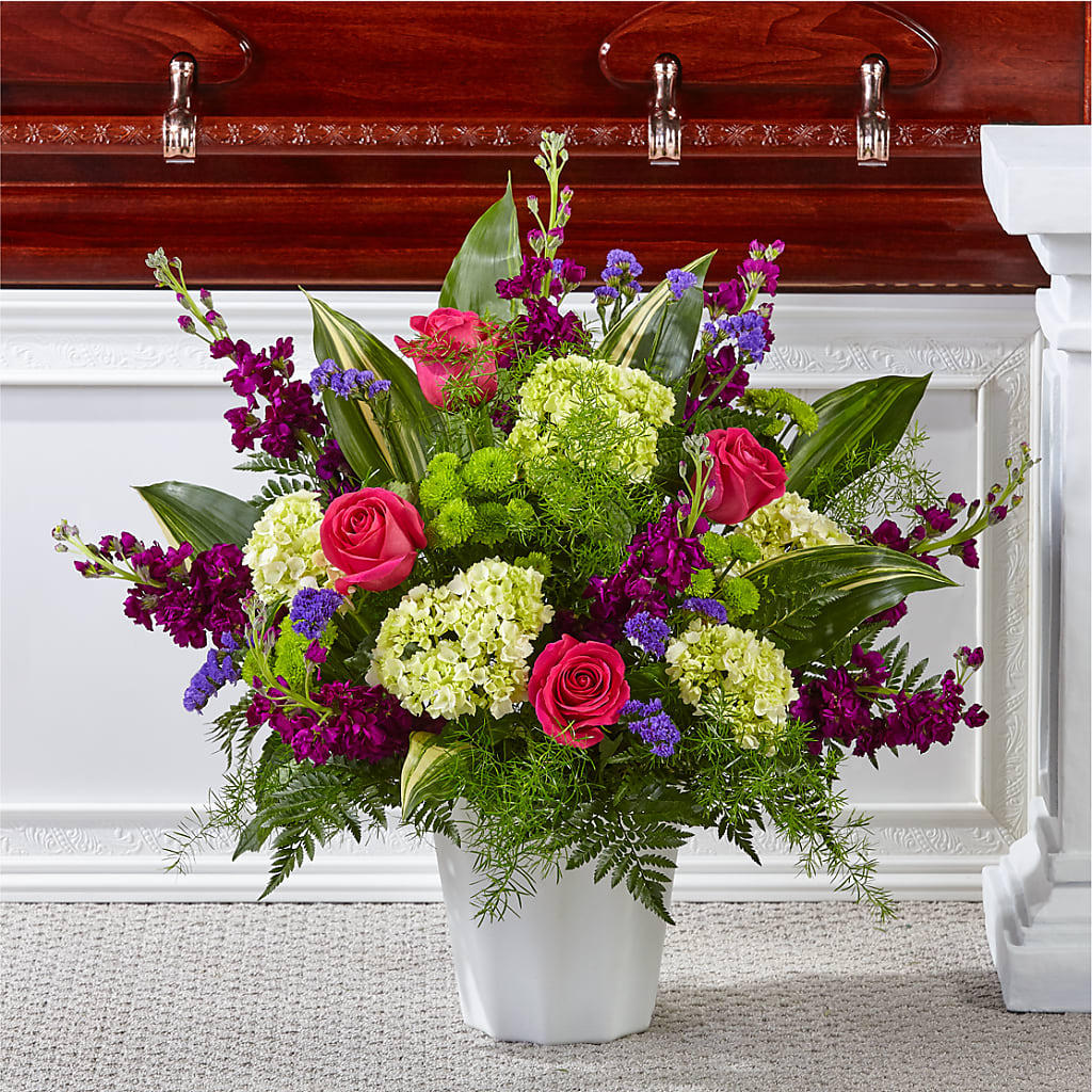Beautiful Horizons Floor Basket – Katarina Floral, Hackettstown NJ