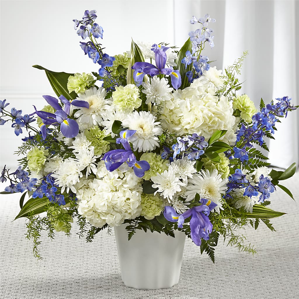Soft Serenity Floor Basket – Katarina Floral, Hackettstown NJ