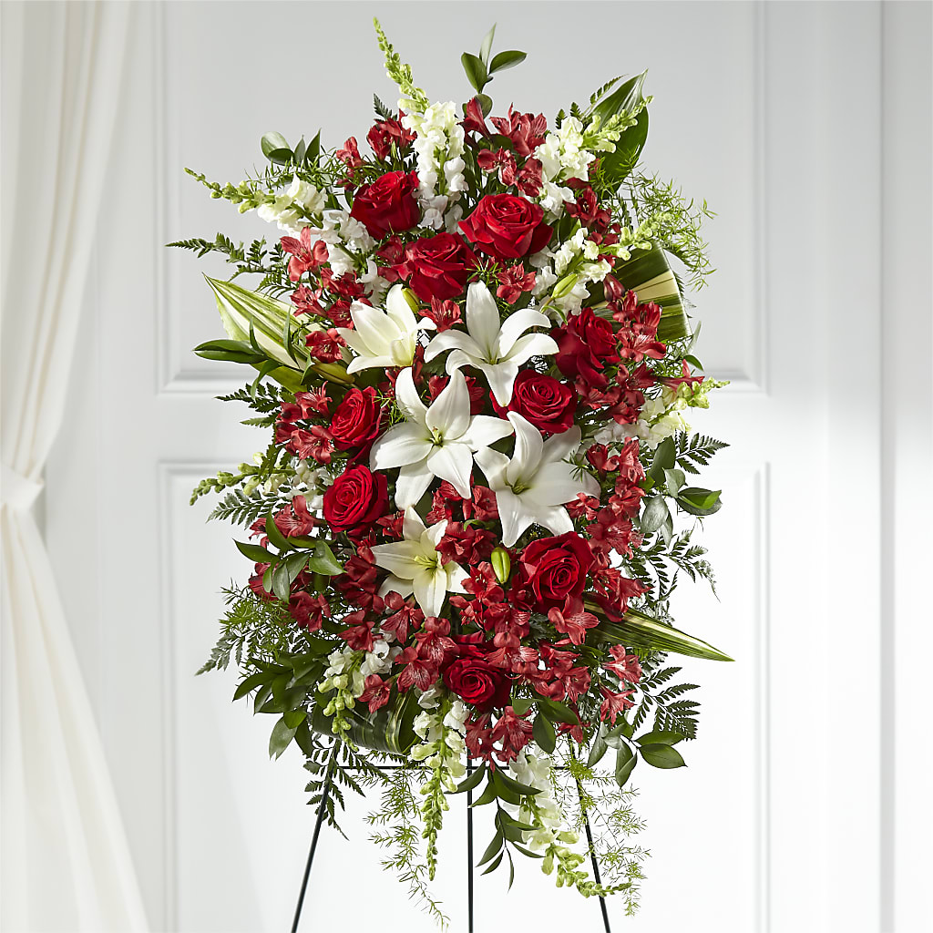 Everlasting Memory Standing Spray – Katarina Floral, Hackettstown NJ
