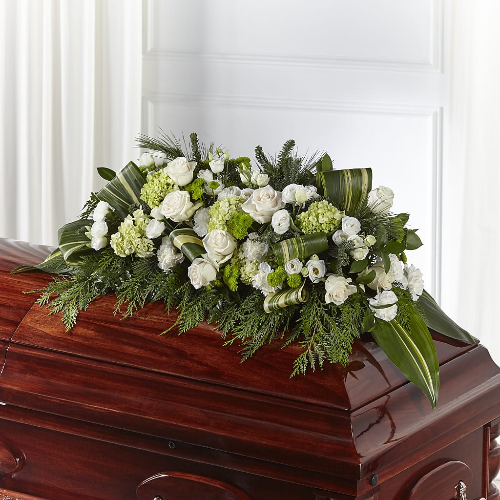 Hopeful Gesture Casket Spray – Katarina Floral, Hackettstown NJ