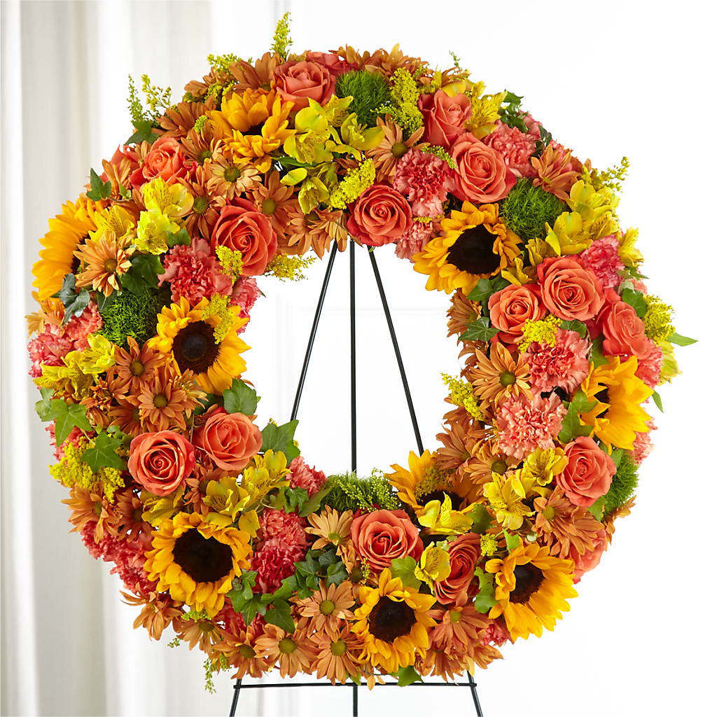 Autumnal Memories Wreath (Standard) – Katarina Floral, Hackettstown NJ