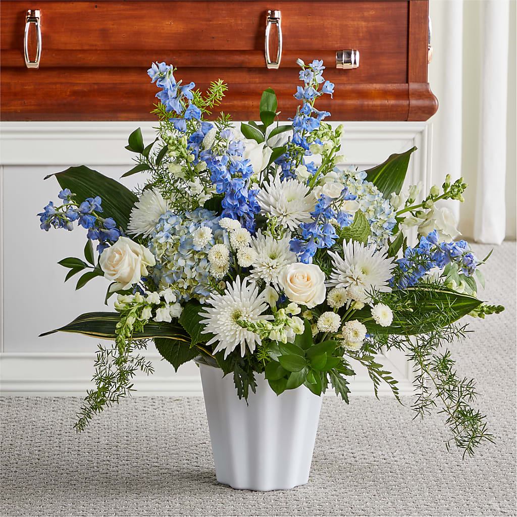 Everlasting Memories Floor Basket – Katarina Floral, Hackettstown NJ