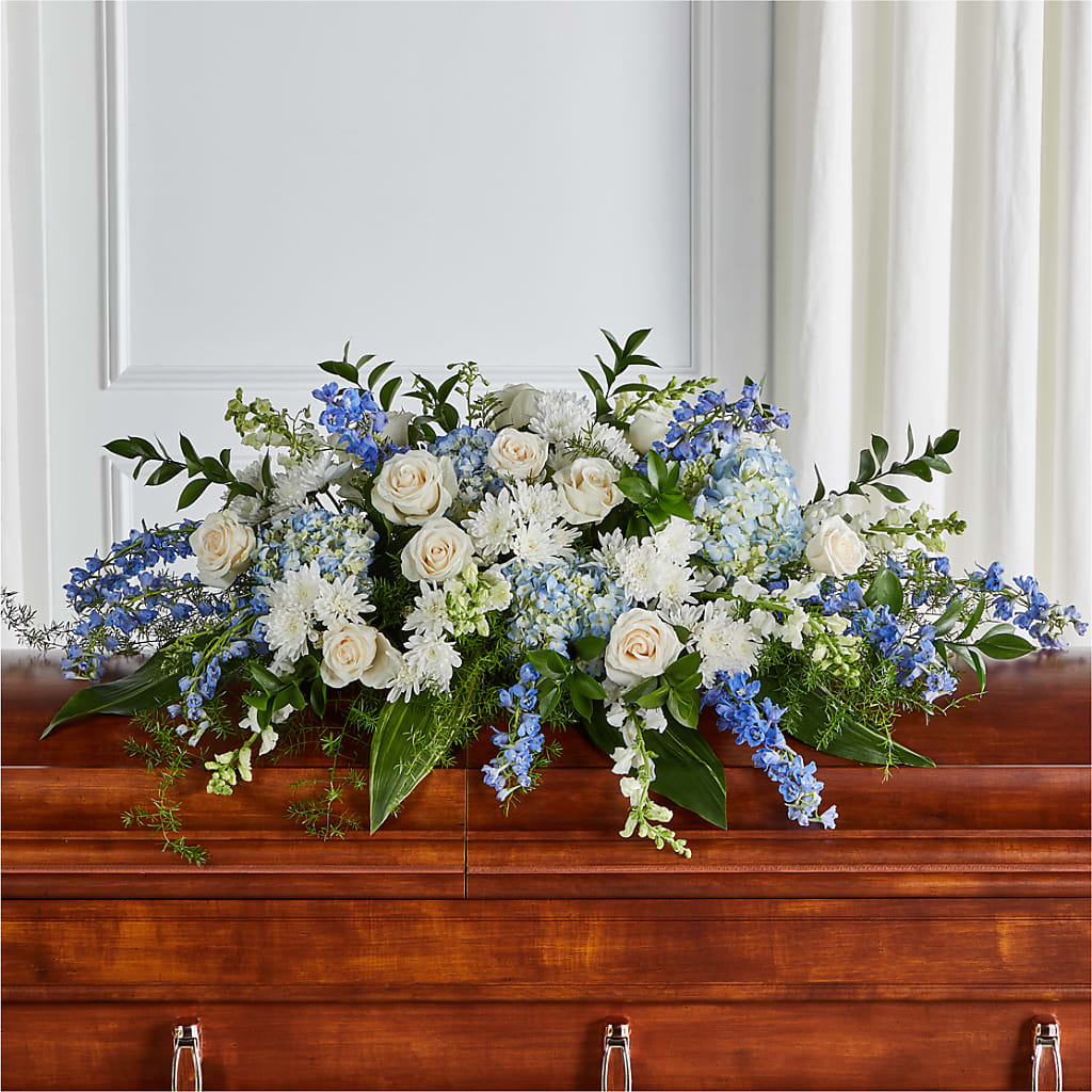 Timeless Essence Casket Spray – Katarina Floral, Hackettstown NJ