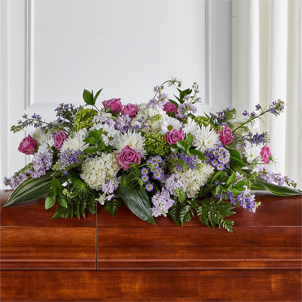 Meadows of Serenity Casket Spray – Katarina Floral, Hackettstown NJ