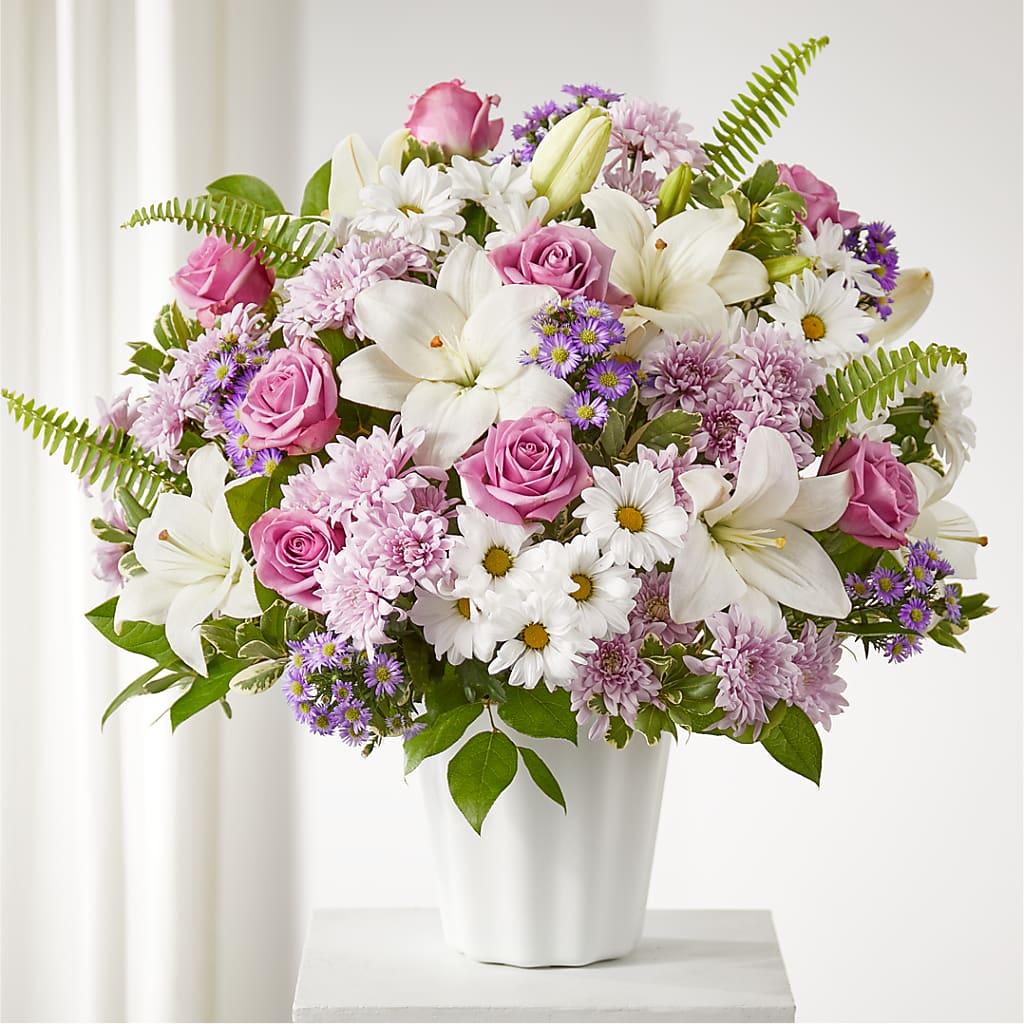 Warmest Thoughts Tabletop Basket – Katarina Floral, Hackettstown NJ