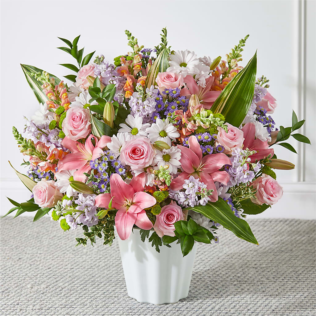 Abundant Compassion Floor Basket – Katarina Floral, Hackettstown NJ