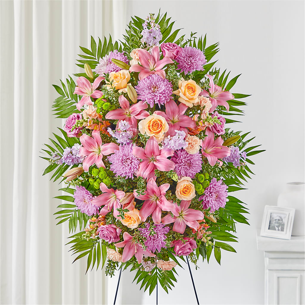 Love & Light Standing Spray – Katarina Floral, Hackettstown NJ