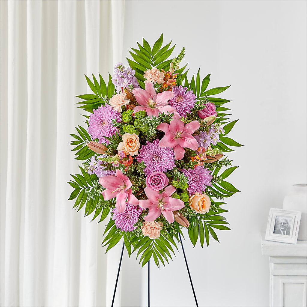 Love & Light Standing Spray – Katarina Floral, Hackettstown NJ