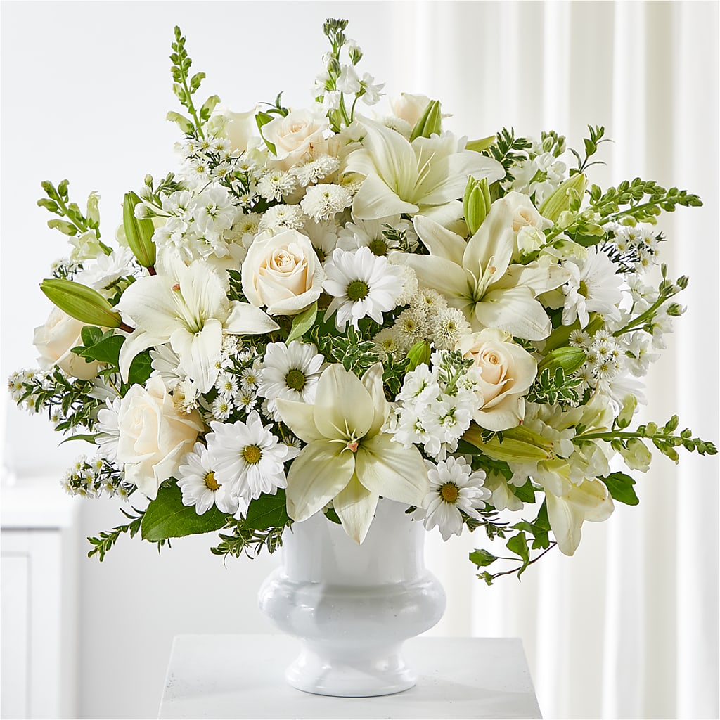 Uplifting Urn Arrangement – Katarina Floral, Hackettstown NJ