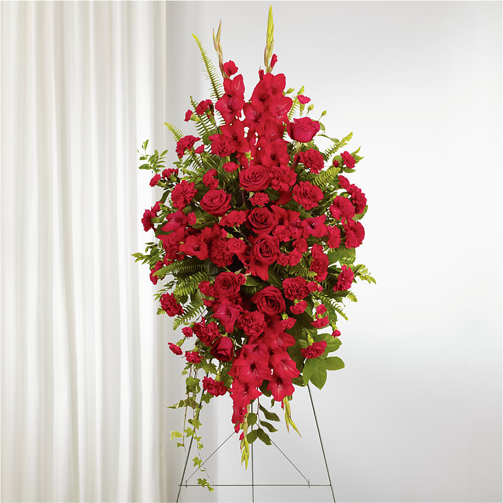 From the Heart Standing Spray – Katarina Floral, Hackettstown NJ