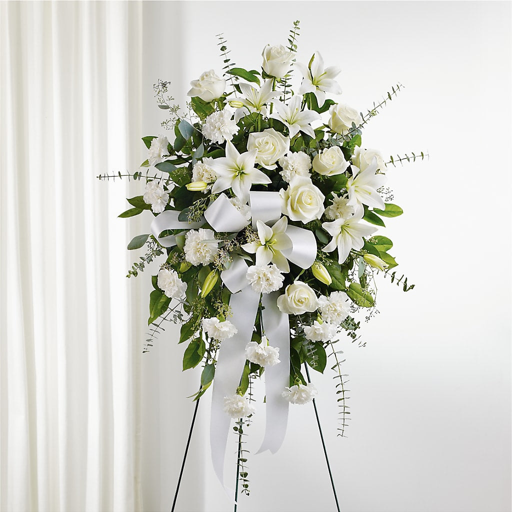 With Care Standing Spray – Katarina Floral, Hackettstown NJ