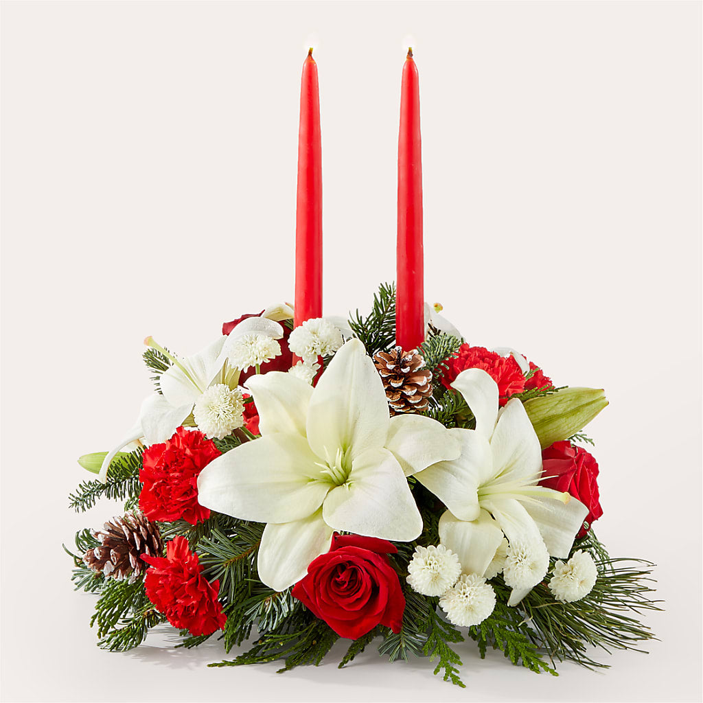 Seasonal Festivities Centerpiece – Katarina Floral, Hackettstown NJ