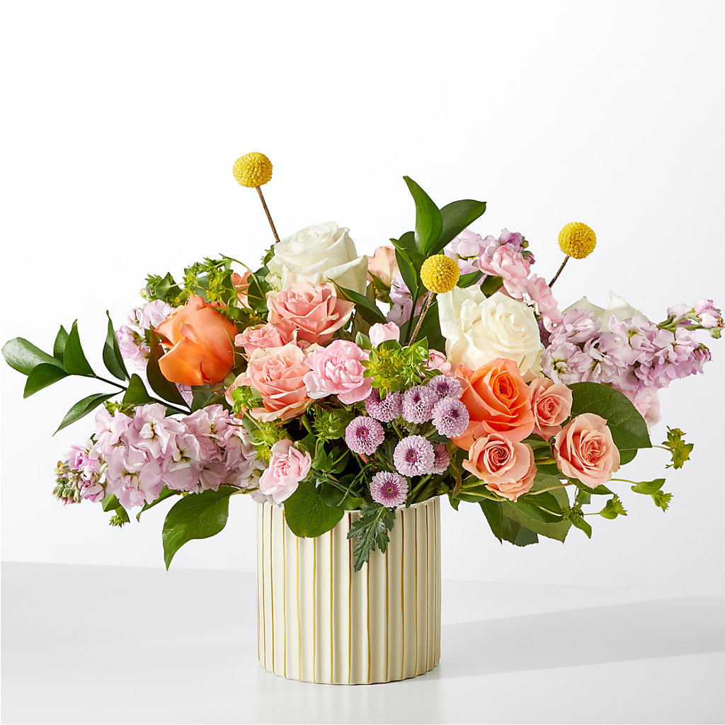 French Market Bouquet with Ivory Vase – Katarina Floral, Hackettstown NJ