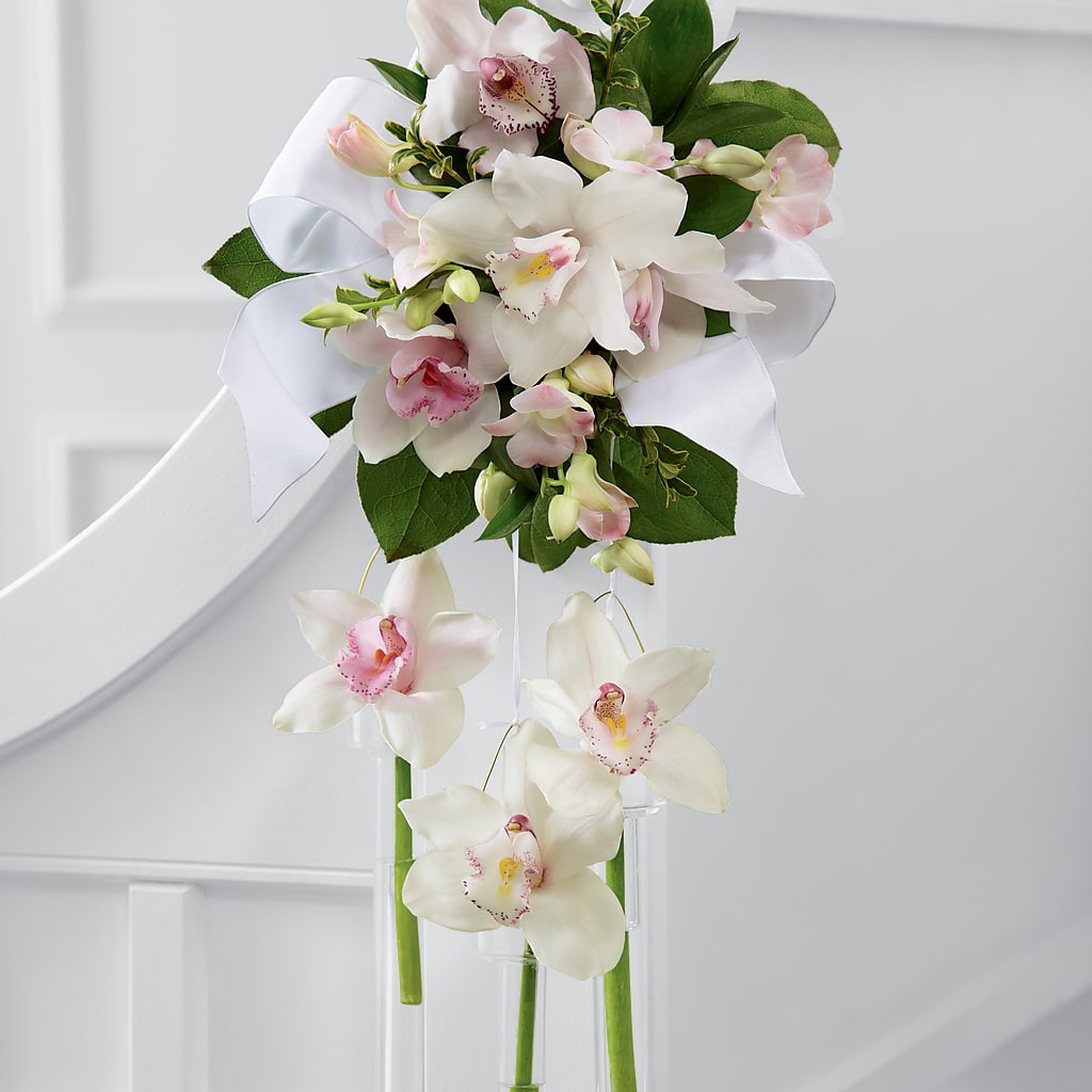 Perfect Entrance Pew Arrangement – Katarina Floral, Hackettstown NJ
