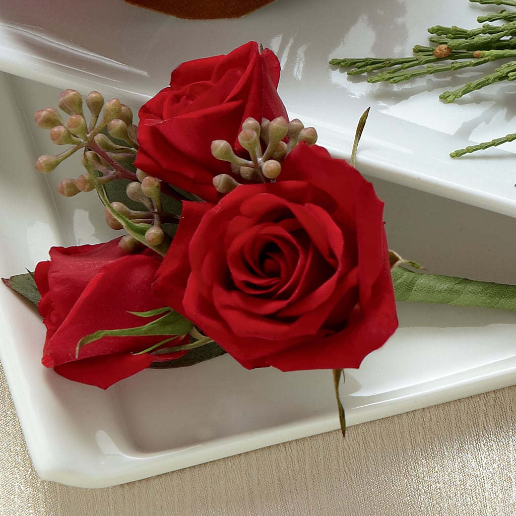 Red Spray Rose Boutonniere – Katarina Floral, Hackettstown NJ