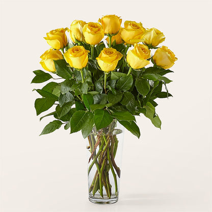 Long Stem Yellow Rose Bouquet –  Katarina Floral, Hackettstown NJ