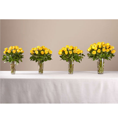 Long Stem Yellow Rose Bouquet –  Katarina Floral, Hackettstown NJ