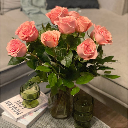 Long Stem Pink Rose Bouquet –  Katarina Floral, Hackettstown NJ