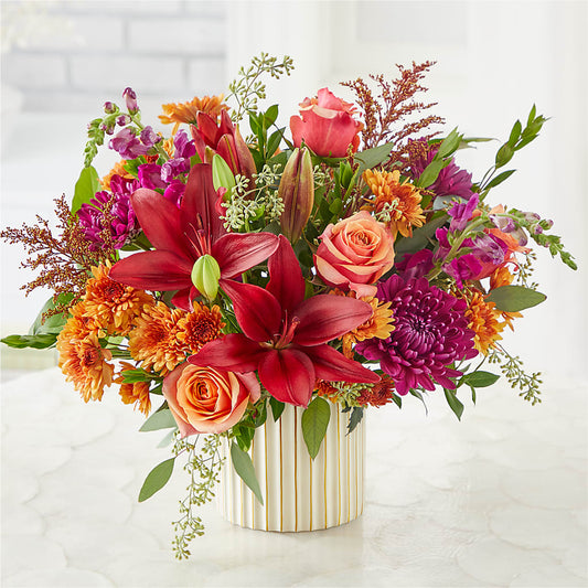 Burgundy Landscape Bouquet –  Katarina Floral, Hackettstown NJ
