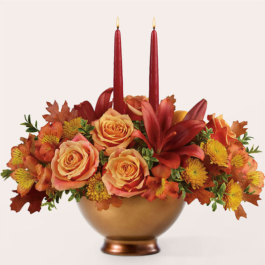 Harvest Table Centerpiece –  Katarina Floral, Hackettstown NJ