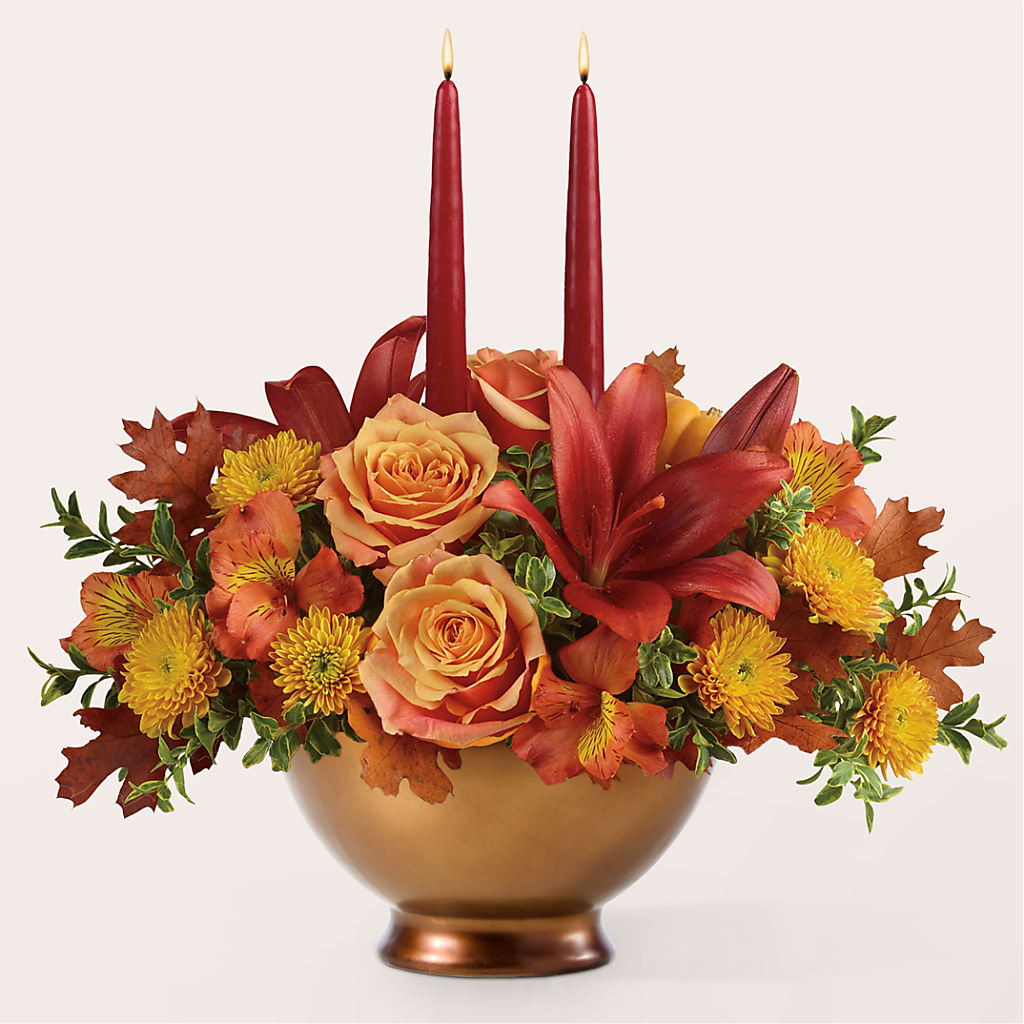 Harvest Table Centerpiece –  Katarina Floral, Hackettstown NJ