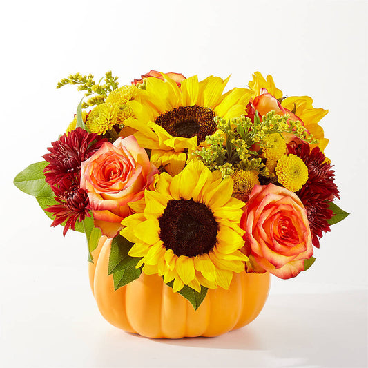 Golden Gourd Pumpkin Bouquet –  Katarina Floral, Hackettstown NJ