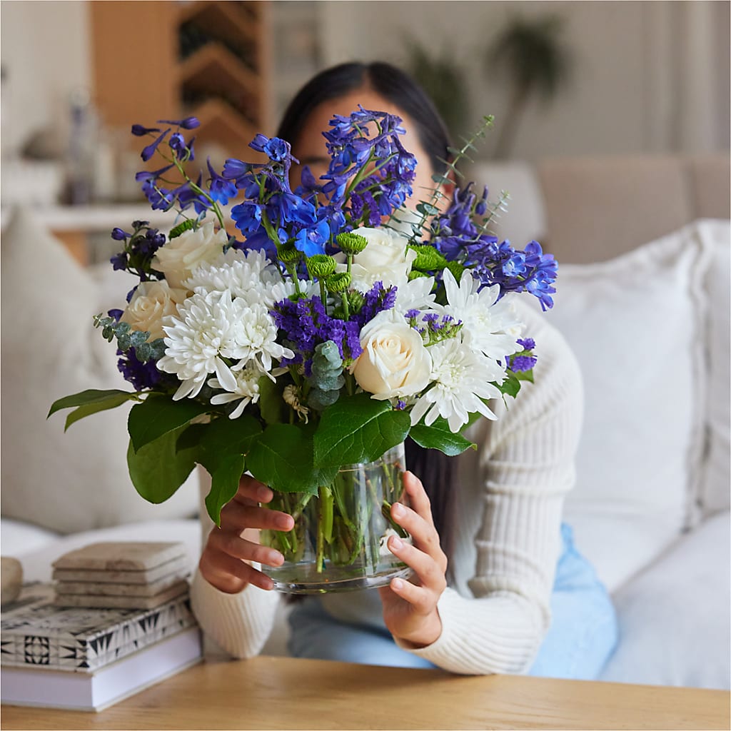 Cerulean Waves Bouquet –  Katarina Floral, Hackettstown NJ