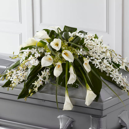 Angel Wings Casket Spray –  Katarina Floral, Hackettstown NJ